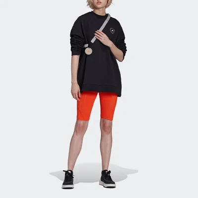 Adidas Originals (wmns) Adidas Round Neck Pullover Solid Color Long Sleeves Hoodie Black