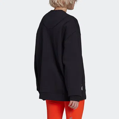Adidas Originals (wmns) Adidas Round Neck Pullover Solid Color Long Sleeves Hoodie Black