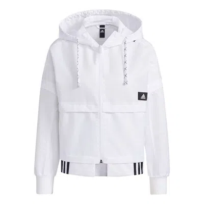 Adidas Originals (wmns) Adidas Str Jkt Light Detachable Sleeve Hooded Track Jacket White