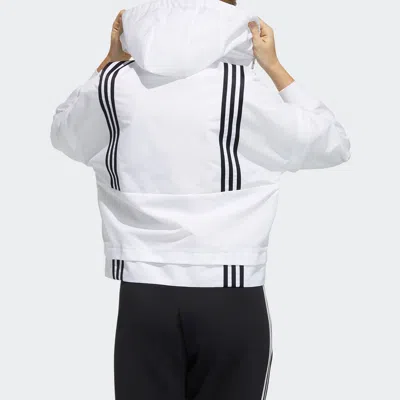 Adidas Originals (wmns) Adidas Str Jkt Light Detachable Sleeve Hooded Track Jacket White