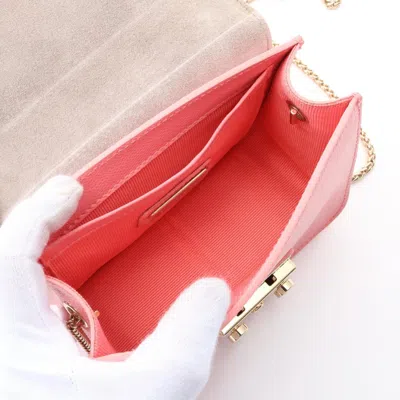 Pre-owned Furla Pink Leather Shoulder Bag ()
