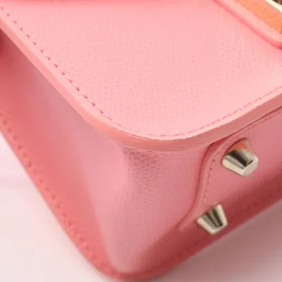 Pre-owned Furla Pink Leather Shoulder Bag ()