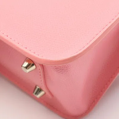 Pre-owned Furla Pink Leather Shoulder Bag ()