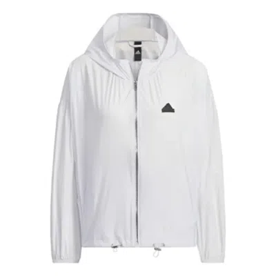 Adidas Originals (wmns) Adidas Tech Upf Hooded Jacket 'white'