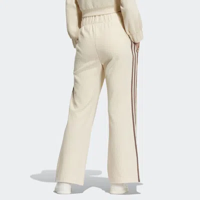Adidas Originals (wmns) Adidas Flared Tracksuit Bottoms 'beige' In Neutral