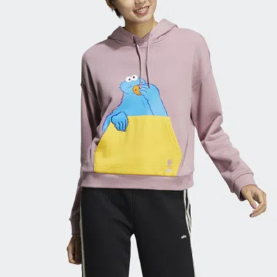 Adidas Originals (wmns) Adidas X Sesame Street Pocket Hoodie 'pink'