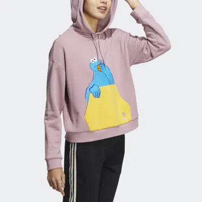 Adidas Originals (wmns) Adidas X Sesame Street Pocket Hoodie 'pink'