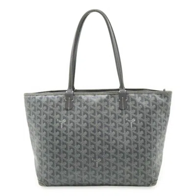 Pre-owned Goyard Gray Pvc Leather Shoulder Bag Tote Bag ()