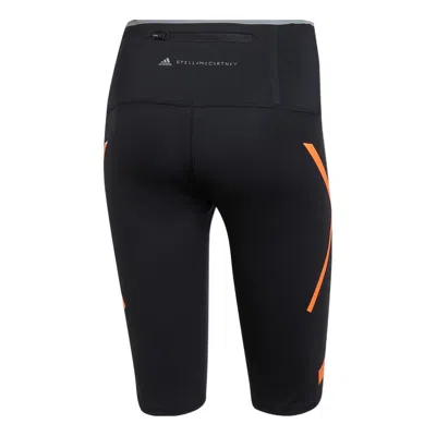 Adidas Originals (wmns) Adidas By Stella Mccartney Truepace Short Running Tights 'black Orange'