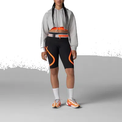 Adidas Originals (wmns) Adidas By Stella Mccartney Truepace Short Running Tights 'black Orange'