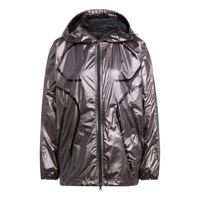 Adidas Originals (wmns) Adidas By Stella Mccartney Truepace Metallic Running Jacket Asia Sizing 'copper' In Brown