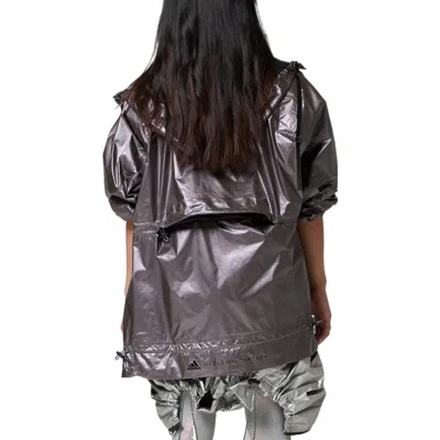 Adidas Originals (wmns) Adidas By Stella Mccartney Truepace Metallic Running Jacket Asia Sizing 'copper' In Brown