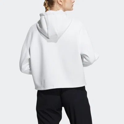 Adidas Originals (wmns) Adidas Sty W New Kt Jk Big Pocket Sports Hooded White Jacket