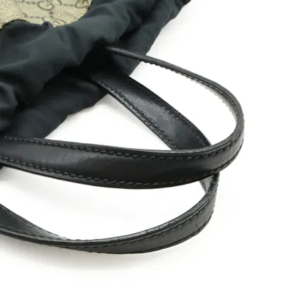 Pre-owned Gucci Beige Dark Brown Multi-color Gg Supreme Leather/webbing Backpack ()