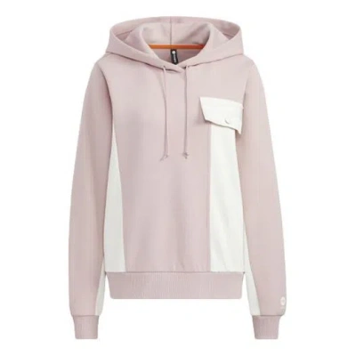 Adidas Originals (wmns) Adidas Neo Hoodie 'pink White' In Multi