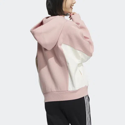 Adidas Originals (wmns) Adidas Neo Hoodie 'pink White' In Multi