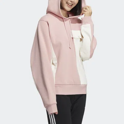 Adidas Originals (wmns) Adidas Neo Hoodie 'pink White' In Multi