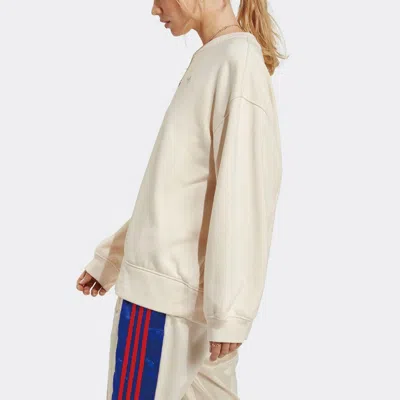 Adidas Originals (wmns) Adidas Premium Essentials Oversized Sweatshirts 'white' In Neutral