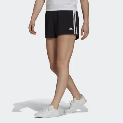Adidas Originals (wmns) Adidas W 3s Wv Sho Training Sports Stripe Woven Shorts Black