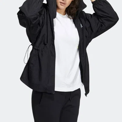 Adidas Originals (wmns) Adidas Neo Woven Hooded Training Windbreaker Jackets 'black'