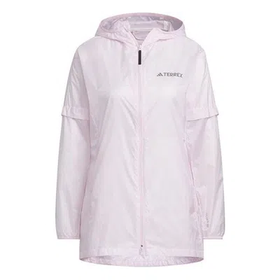 Adidas Originals (wmns) Adidas Terrex Windbreaker Jackets 'pink'