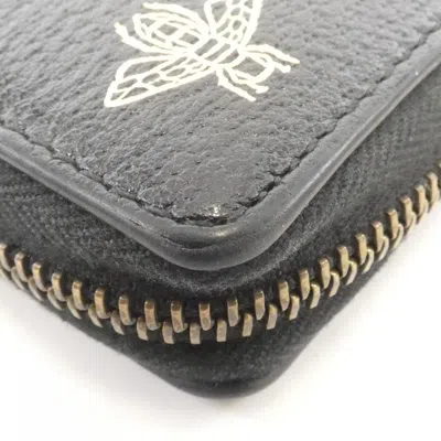 Pre-owned Gucci Black Leather Long Wallet (bi-fold) ()