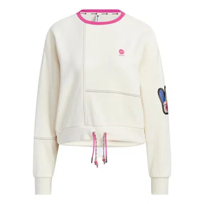 Adidas Originals (wmns) Adidas Neo Cesp Sweatshirts 'white' In Multi