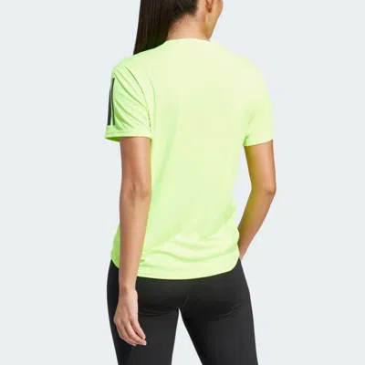 Adidas Originals (wmns) Adidas Own The Run Tee 'lucid Lemon' In Multi