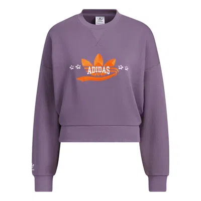 Adidas Originals (wmns)  Sportswear Hoodie Logo 'purple' In Multi