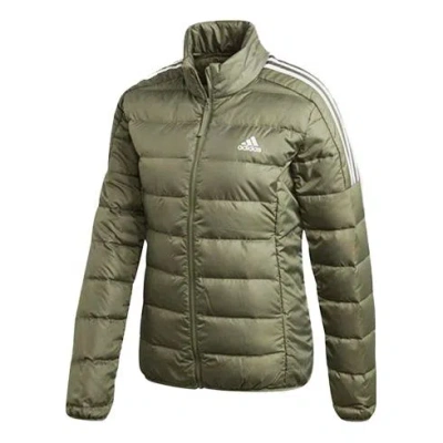 Adidas Originals (wmns) Adidas Essentials Down Jacket 'legacy Green'