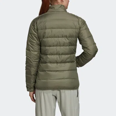 Adidas Originals (wmns) Adidas Essentials Down Jacket 'legacy Green'