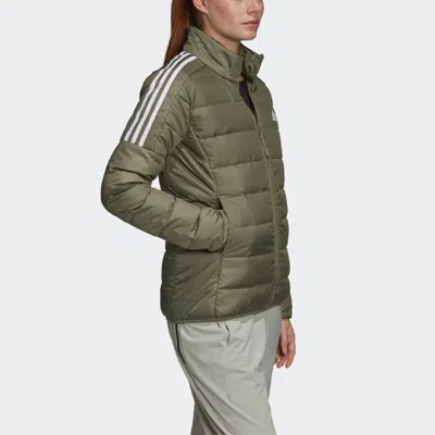 Adidas Originals (wmns) Adidas Essentials Down Jacket 'legacy Green'