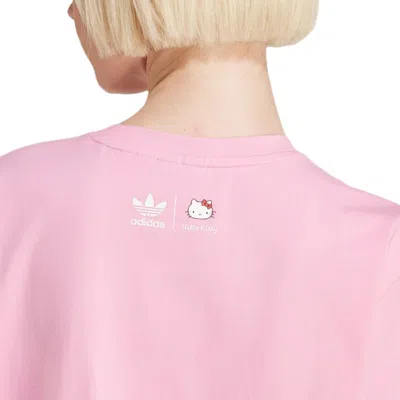 Adidas Originals (wmns) Adidas X Hello Kitty Trefoil T-shirt 'pink'
