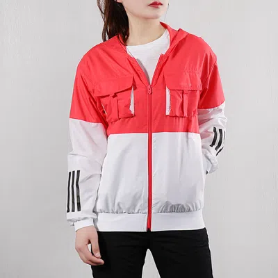 Adidas Originals (wmns) Adidas Neo Cs Windbreaker Jacket Pink/red
