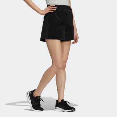 Adidas Originals (wmns) Adidas Str Shorts Wv Woven Sports Solid Color Black