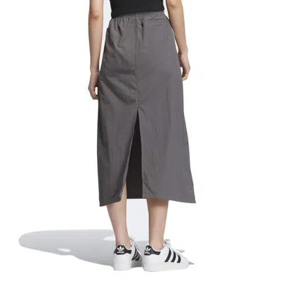 Adidas Originals (wmns) Adidas 3-stripes Parachute Skirt 'grey' In Gray