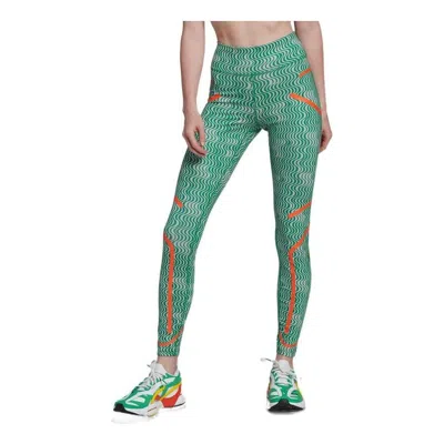 Adidas Originals (wmns) Adidas By Stella Mccartney Truepurpose Printed Training Legging 'green Orange'