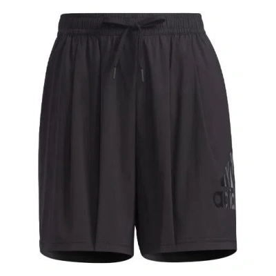 Adidas Originals (wmns) Adidas Fi Shorts Bos Logo Printing Sports Woven Black