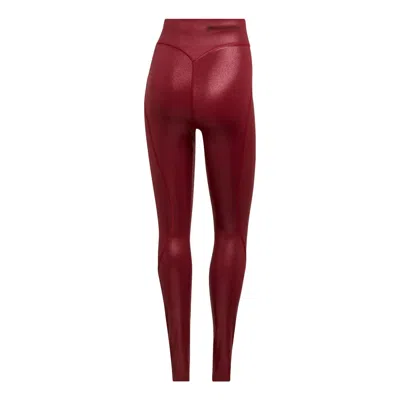Adidas Originals (wmns) Adidas By Stella Mccartney Shiny Training Leggings 'red'