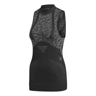 Adidas Originals (wmns) Adidas By Stella Mccartney Truepurpose Seamless Tank Top 'green' In Black