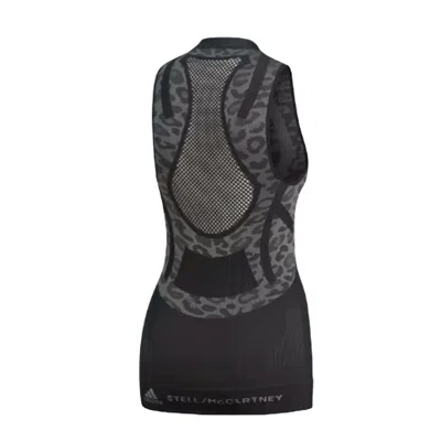 Adidas Originals (wmns) Adidas By Stella Mccartney Truepurpose Seamless Tank Top 'green' In Black