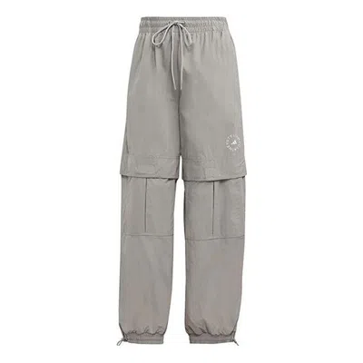 Adidas Originals (wmns) Adidas By Stella Mccartney Truecasuals Woven Solid Track Pants 'grey' In Gray