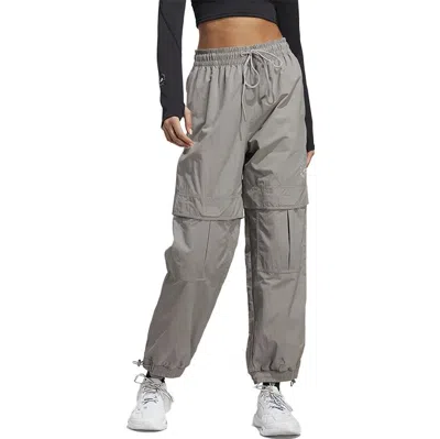 Adidas Originals (wmns) Adidas By Stella Mccartney Truecasuals Woven Solid Track Pants 'grey' In Gray