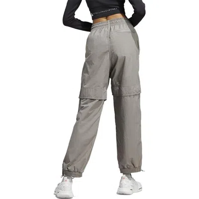 Adidas Originals (wmns) Adidas By Stella Mccartney Truecasuals Woven Solid Track Pants 'grey' In Gray