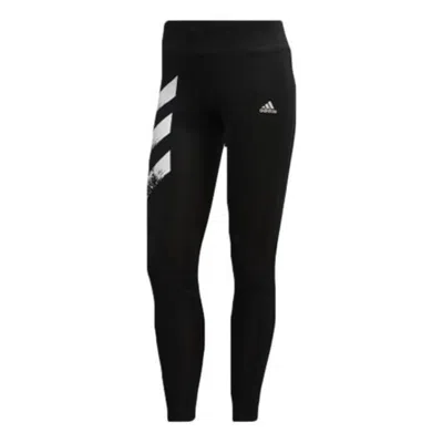 Adidas Originals (wmns) Adidas Own The Run 3-stripes Fast Tights Asia Sizing 'black White'