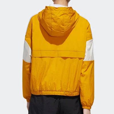 Adidas Originals (wmns) Adidas Urban Anorak Casual Sports Half Zipper Jacket Gold Color In Multi