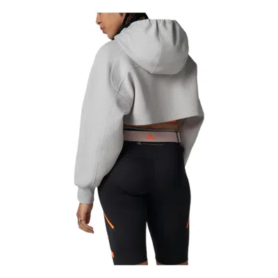 Adidas Originals (wmns) Adidas By Stella Mccartney Cropped Hoodie 'grey' In Gray