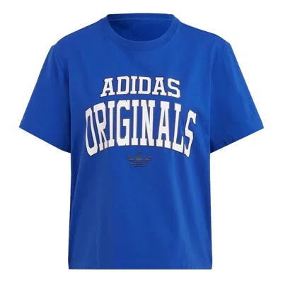 Adidas Originals (wmns) Adidas T-shirt 'blue'