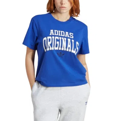 Adidas Originals (wmns) Adidas T-shirt 'blue'