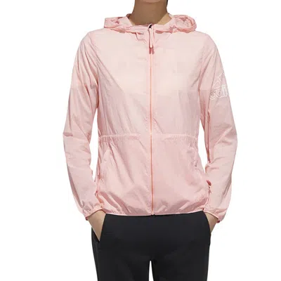 Adidas Originals (wmns) Adidas Windbreaker Bos Jacket Windproof Pink Red